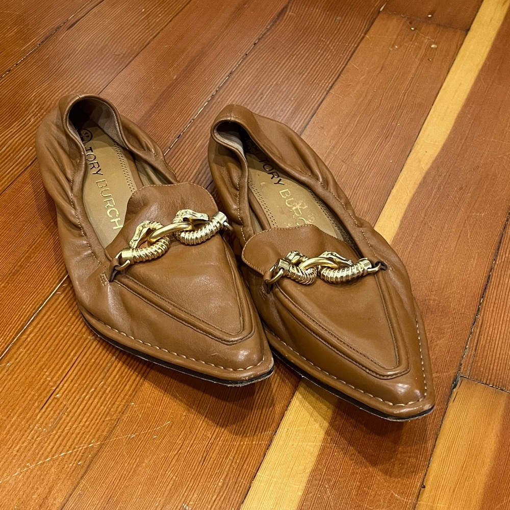 Tory Burch Jessa Brown Loafers | Sz Women’s 9.5